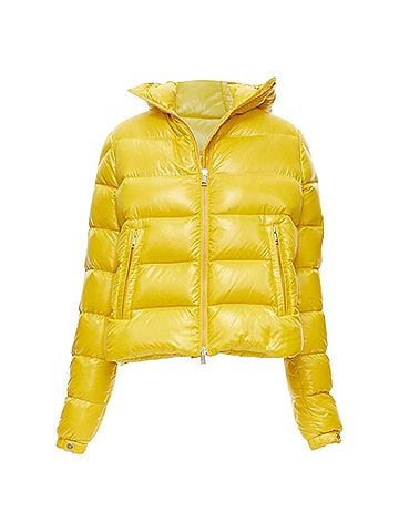 Moncler MONCLER GENIUS Pierpaolo Piccioli yellow pure goose down padded puffer US0 XS (view 1)