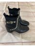 Zara 100% Leather Solid Black Boots Size EU 40 - photo 11