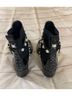 Zara 100% Leather Solid Black Boots Size EU 40 - photo 5