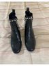 Zara 100% Leather Solid Black Boots Size EU 40 - photo 4