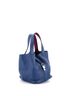 Hermès 100% Leather Blue Purple Eclat Picotin Lock Bag Clemence MM One size - photo 3