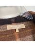 Michael Kors Collection Plaid Brown Tan Black Coat Size S - photo 3