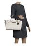 Coach Ivory Leather Satchel One size - photo 1