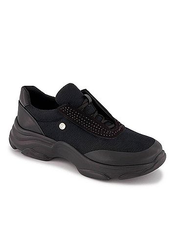 Andrea Women's Casual Sneakers With Rhinestone Detail (view 2)