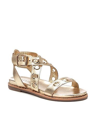 XTI Women's Gladiator Sandal With Eyelet Detail (view 2)