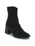 XTI Black Women's Microfiber Ankle Booties Size 5 1/2 - photo 2