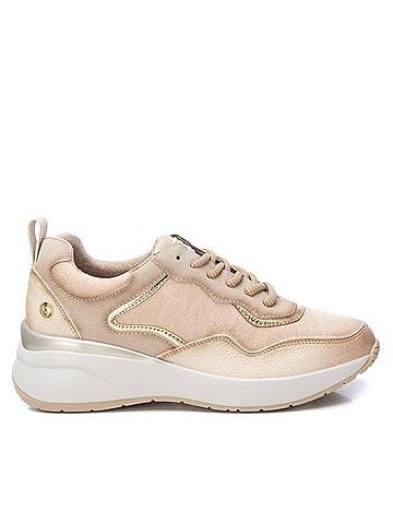 XTI Women's Suede Metallic Sneakers (view 1)