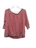 Tantrums 100% Rayon Pink 3/4 Sleeve Blouse Size XL - photo 2