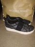 Michael Kors 100% Leather Black Sneakers Size 6 - photo 5