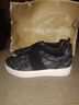Michael Kors 100% Leather Black Sneakers Size 6 - photo 4