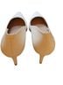 Alfani 100% Calf Leather White Heels Size 6 - photo 2