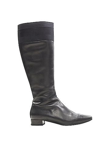 Gucci Gucci web trim leather bamboo charm zip riding boots (view 1)