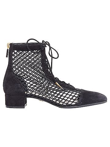 Christian Dior Christian Dior Naughtily-D suede caged lace up ankle boots (view 1)