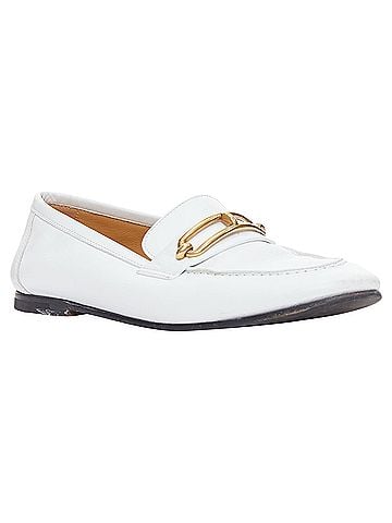Hermès Hermes Colette Goat Leather Plated Roulis Buckle Loafers (view 1)