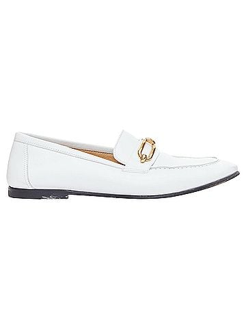 Hermès Hermes Colette Goat Leather Plated Roulis Buckle Loafers (view 2)