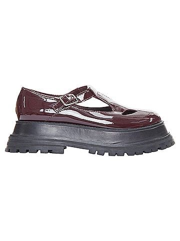 Burberry Burberry Aldwych Star Patent Maryjane Platform Shoes (view 1)
