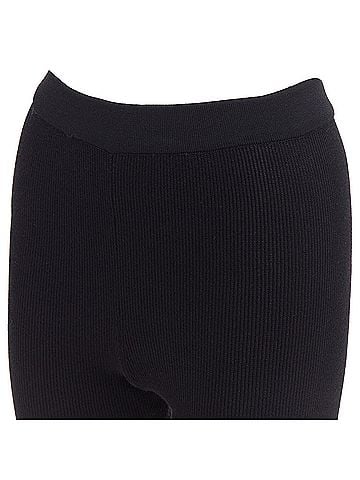 Jacquemus Jacquemus viscose blend minimal knitted cyclist shorts (view 2)