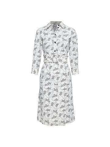 Bottega Veneta Bottega Veneta cream floral shirt dress (view 1)