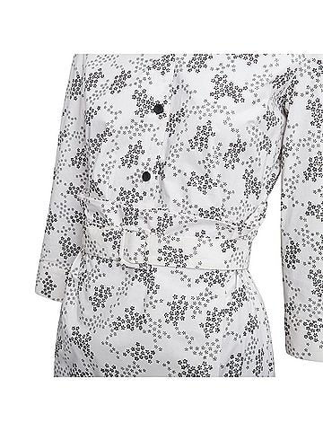 Bottega Veneta Bottega Veneta cream floral shirt dress (view 2)