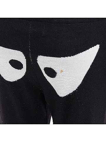 Jeremy Scott JEREMY SCOTT wool eye intarsia knit jogger pants (view 2)