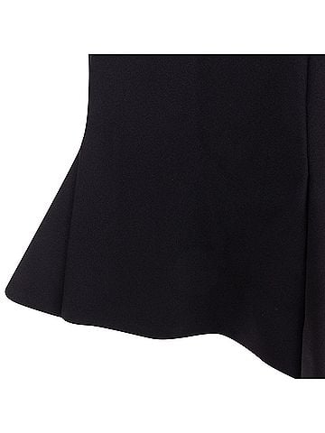 Balenciaga Balenciaga black padded midi dress (view 2)