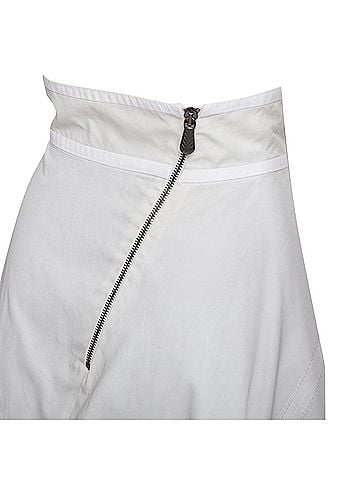 Bottega Veneta Bottega Veneta grey zip A-line skirt (view 2)