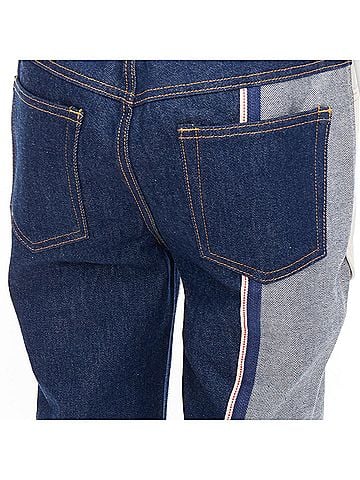 Monse Monse patchwork flare cropped jeans (view 2)