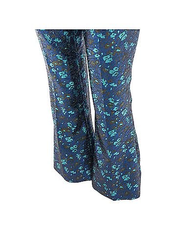 Prada Prada metallic floral lurex brocade crop pants trousers (view 2)