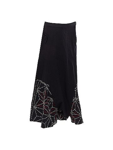 Yohji Yamamoto Y's red hand stitched harem pants (view 1)