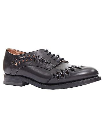 Alaïa Alaïa black leather brogues (view 2)