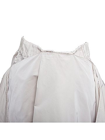 Jil Sander Jil Sander grey taffeta midi skirt (view 2)
