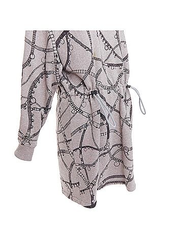 Hermès Hermes Tresor de Medor cotton camel fleece drawstring dress (view 2)