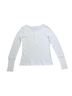 Splendid Solid White Long Sleeve Button-Down Shirt Size L - photo 2