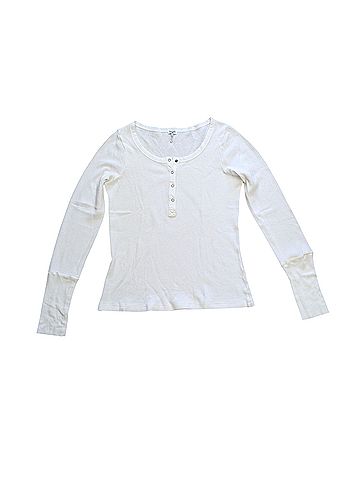Splendid Thermal Forever  Long Sleeve Button-Down Shirt (view 1)