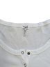 Splendid Solid White Long Sleeve Button-Down Shirt Size L - photo 3