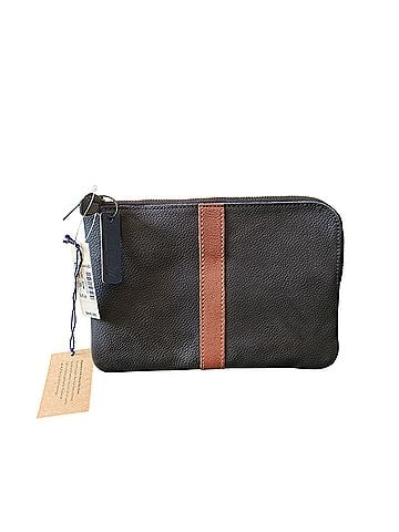 Madewell Large Corner Zip Leather Clutch (view 1)