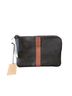 Madewell Black Brown Leather Clutch One size - photo 1