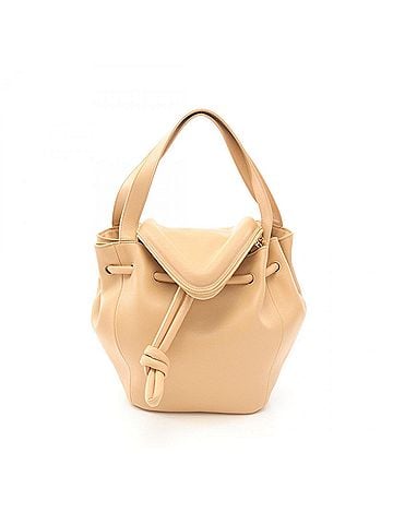 Bottega Veneta Bottega Veneta BEAK handbag, leather, women's, beige (view 1)