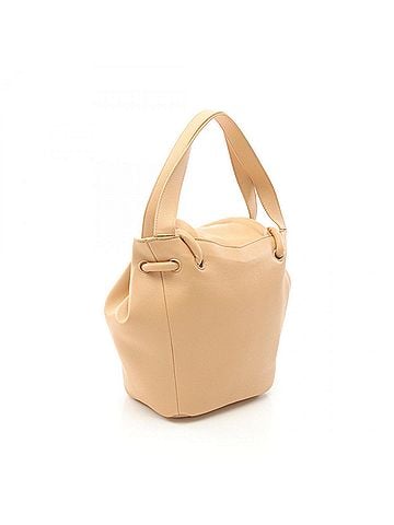 Bottega Veneta Bottega Veneta BEAK handbag, leather, women's, beige (view 2)