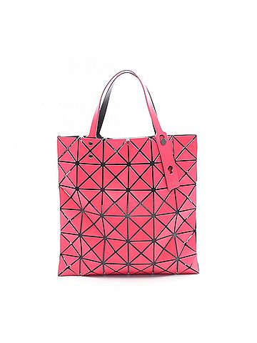 Issey Miyake BAO ISSEYMIYAKE LUCENT Matte Tote Bag in Coated Canvas, Available Red and Black for Men Women, BB33-AG233 (view 1)