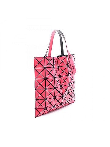 Issey Miyake BAO ISSEYMIYAKE LUCENT Matte Tote Bag in Coated Canvas, Available Red and Black for Men Women, BB33-AG233 (view 2)