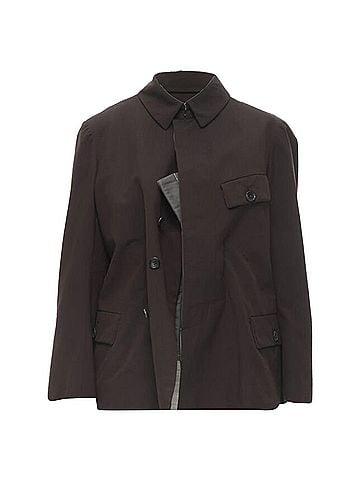Comme des Garçons Comme des Garcons wool corset vest bundled blazer (view 1)