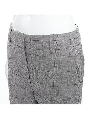 Monse Monse wool contrast checkered turn up hem trousers (view 2)