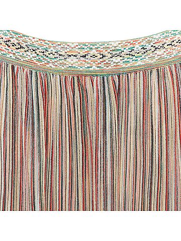 Missoni Missoni multicolor cotton blend signature striped knit midi skirt (view 2)