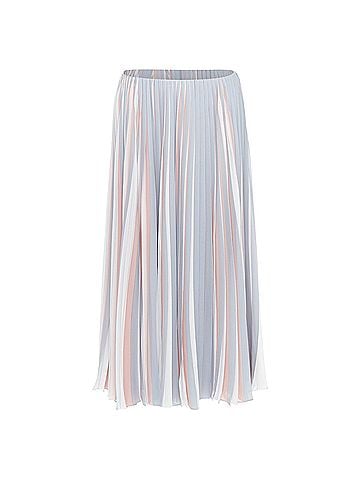 Christian Dior Dior Fantaisie tricolor pleated midi skirt (view 1)