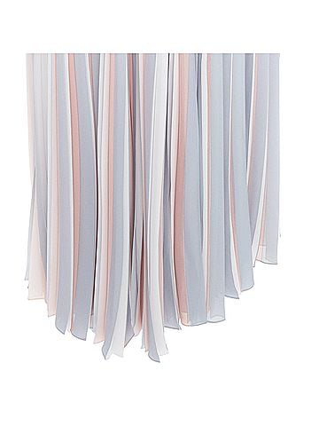 Christian Dior Dior Fantaisie tricolor pleated midi skirt (view 2)