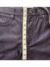 Alice + Olivia Solid Multi Color Blue Faux Leather Pants Size 32 - photo 15