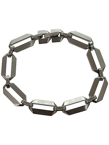 Tiffany Excellent condition Tiffany Paloma Picasso stainless steel and silver bracelet, 2080, TIFFANY & Co. (view 1)