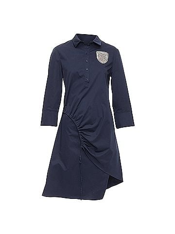 Christian Dior Christian Dior cotton beaded crest badge button down dress (view 1)