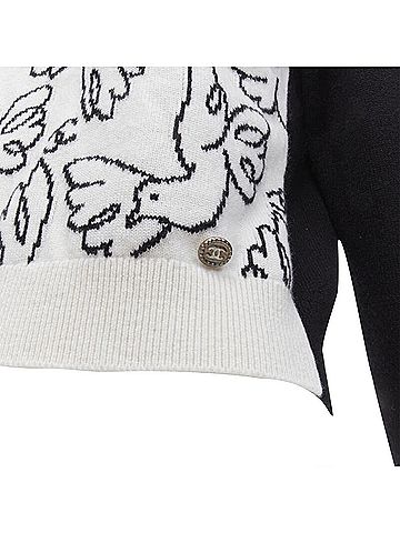 Chanel Chanel cashmere Dove bird CC pullover sweater (view 2)